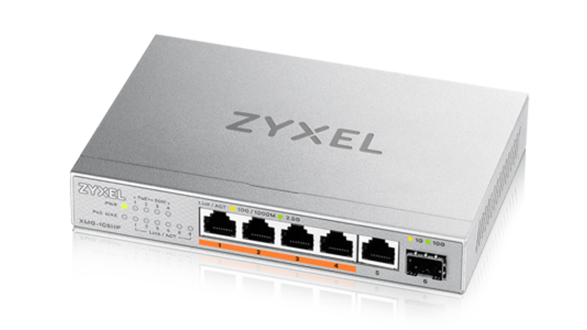 Zyxel Switch 5 ports 2.5G +1 SFP +4 POE, 2,5 GB