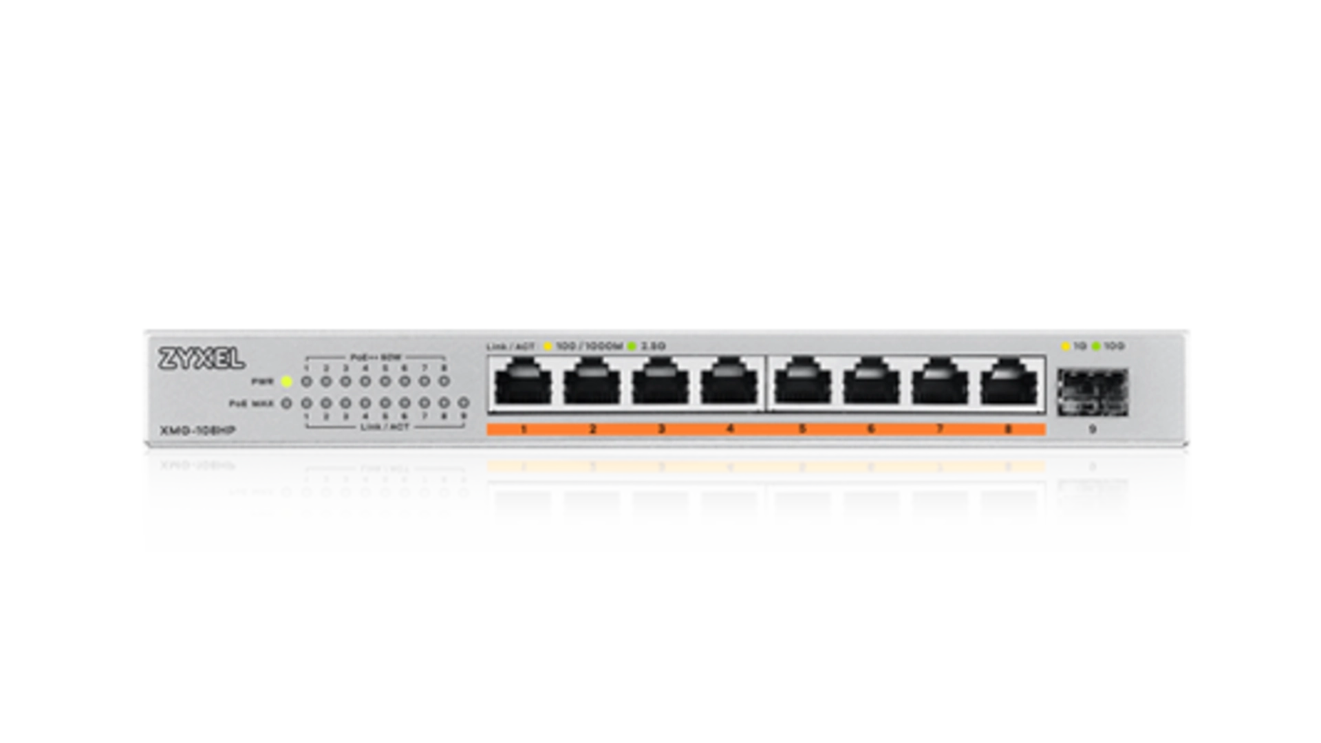 Zyxel Switch 8 ports 2.5G +1 SFP +8 POE, 2,5 GB