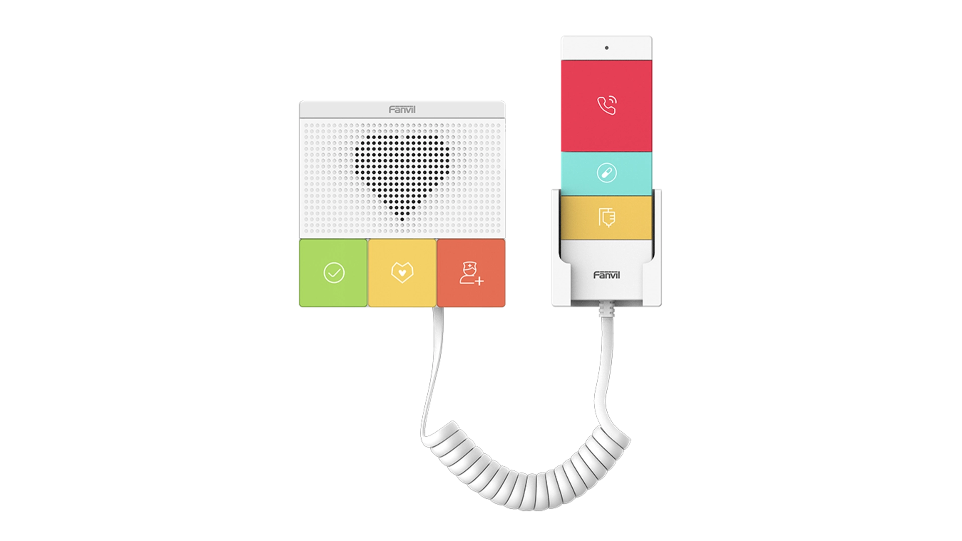 Fanvil Y501W-Y - Intercom Audio 6 Boutons IP54 POE