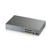 Zyxel 8 ports gbps POE / 1 RJ45 / 1 SFP, 1 GB