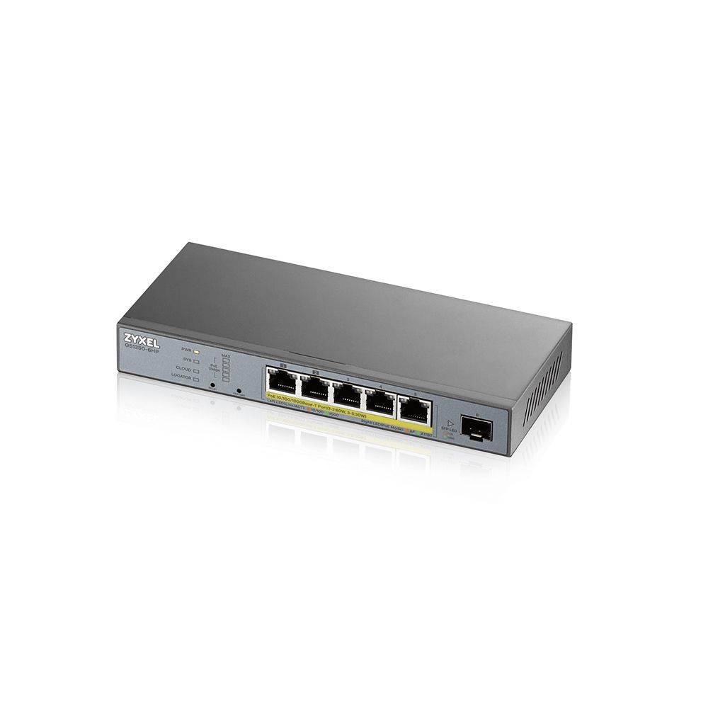 Zyxel 5 ports gbps POE 60W/PORTS, 1 GB, NebulaFlex Pro