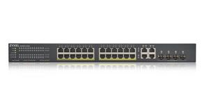 Zyxel Switch hybride 24 ports POE+4 combo 375W, 1 GB, NebulaFlex