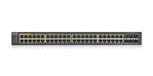 Zyxel Switch hybride 44 ports POE+4 combo 375W, 1 GB, 4 SFP+