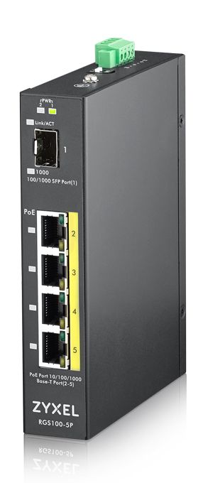Zyxel 4 ports gbps RJ45 POE 1 gbps SFP 120W