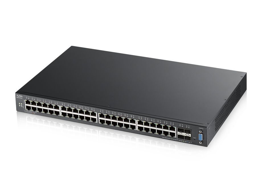 Zyxel 48 ports RJ45 4 ports 10 gbps SFP, 1 GB