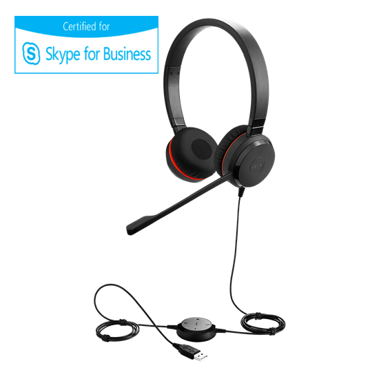 Jabra Evolve 20 MS - Casque filaire USB stéréo antibruit - 4999-823-309