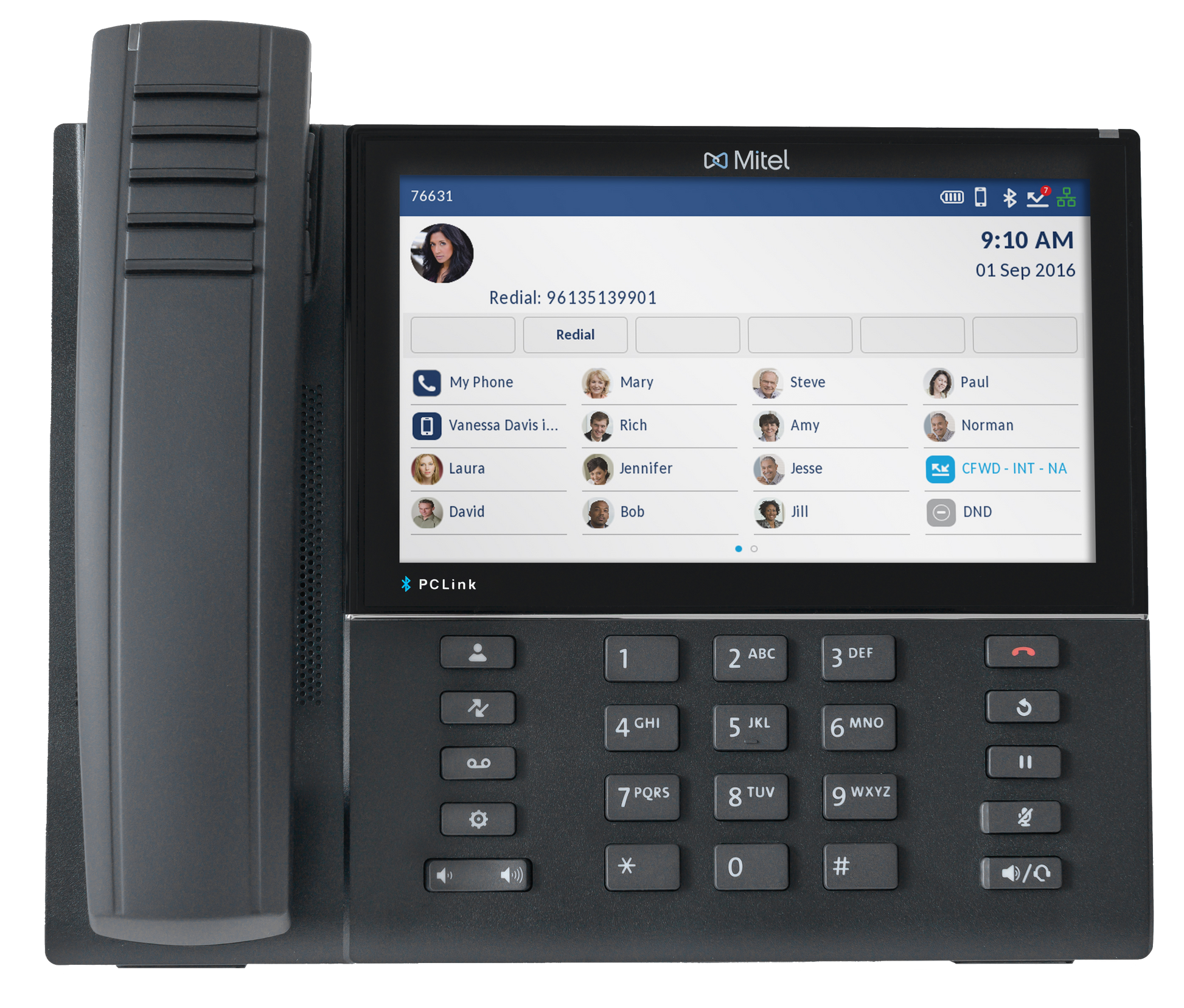 Mitel 6940w - Téléphone IP écran tactile Wi-Fi - 50009437