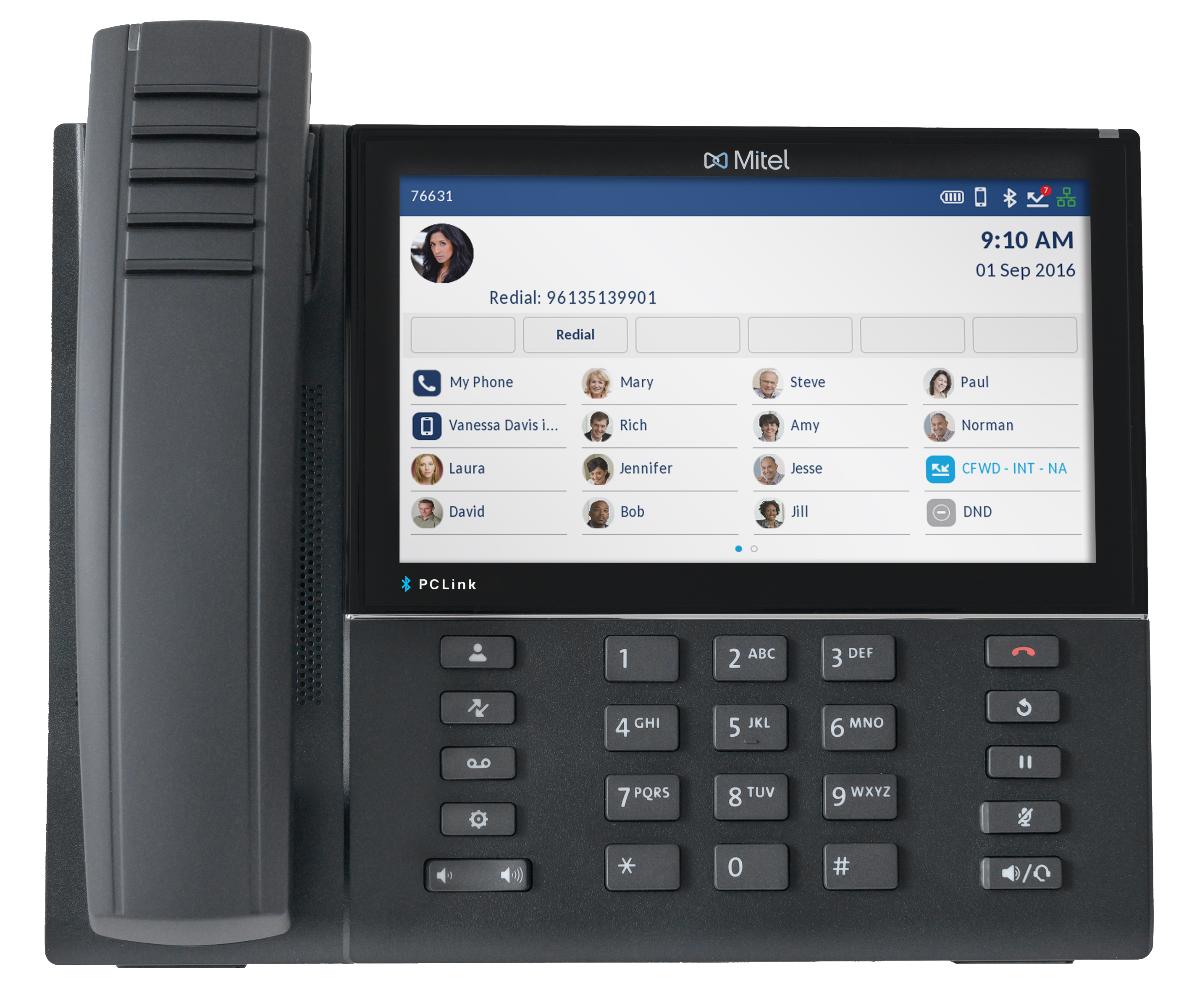Mitel 6940w - Téléphone IP écran tactile Wi-Fi - 50009437