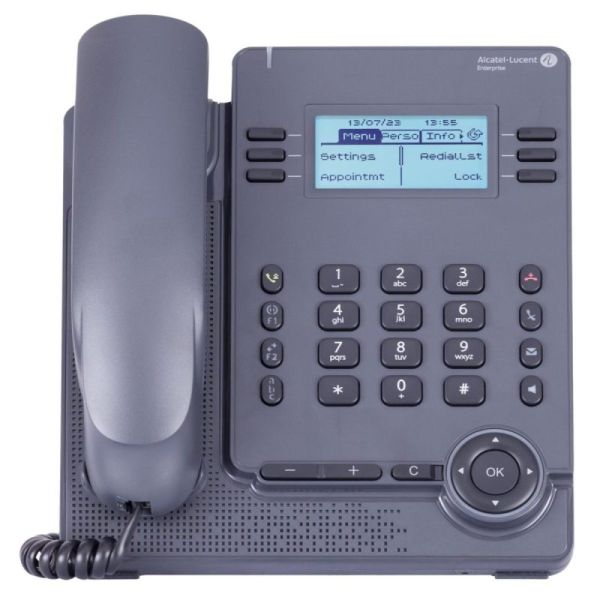 Alcatel-Lucent ALE-20 - Téléphone IP de bureau avec écran LCD 2,8'' - 3ML37020BB