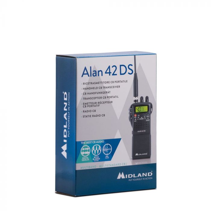 Alan 42 DS – CB Portable Multistandard avec Squelch Numérique – C1267