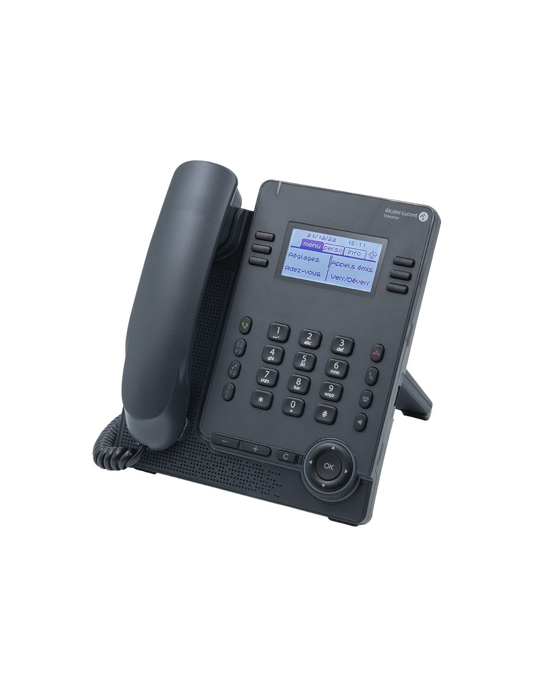 Alcatel-Lucent ALE-20H - Téléphone IP hybride écran couleur 2.8" - 3ML37020BA