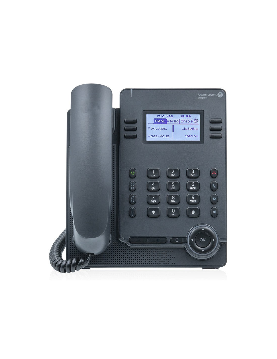 Alcatel-Lucent ALE-20H - Téléphone IP hybride écran couleur 2.8" - 3ML37020BA