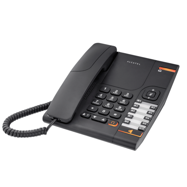 Alcatel Temporis 380 PRO – Téléphone de bureau filaire noir – ATL1407518