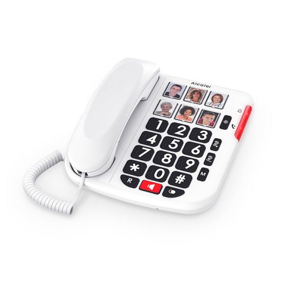 Alcatel TMax 10+ – Téléphone fixe analogique avec mémoires directes et mains libres – ATL1430455