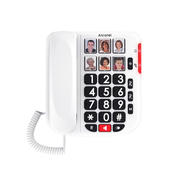 Alcatel TMax 10+ – Téléphone fixe analogique avec mémoires directes et mains libres – ATL1430455