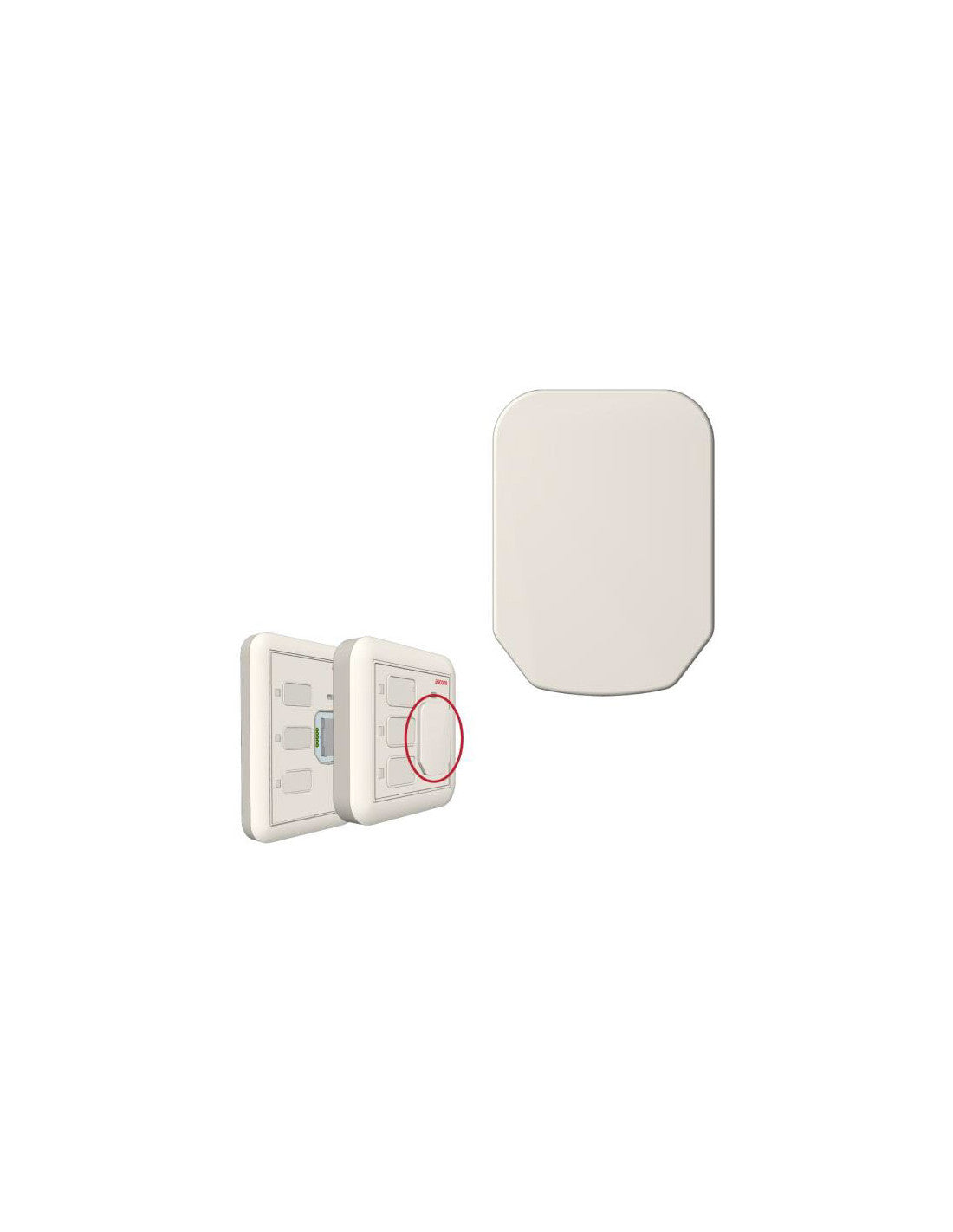 Ascom - Fiche Plug Device pour prise magnétique (sachet de 10) - NUDP-H