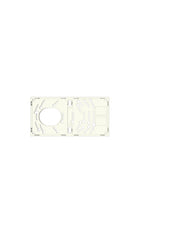 Ascom - Plaque de fixation grise pour double modules téléCARE IP - R280921