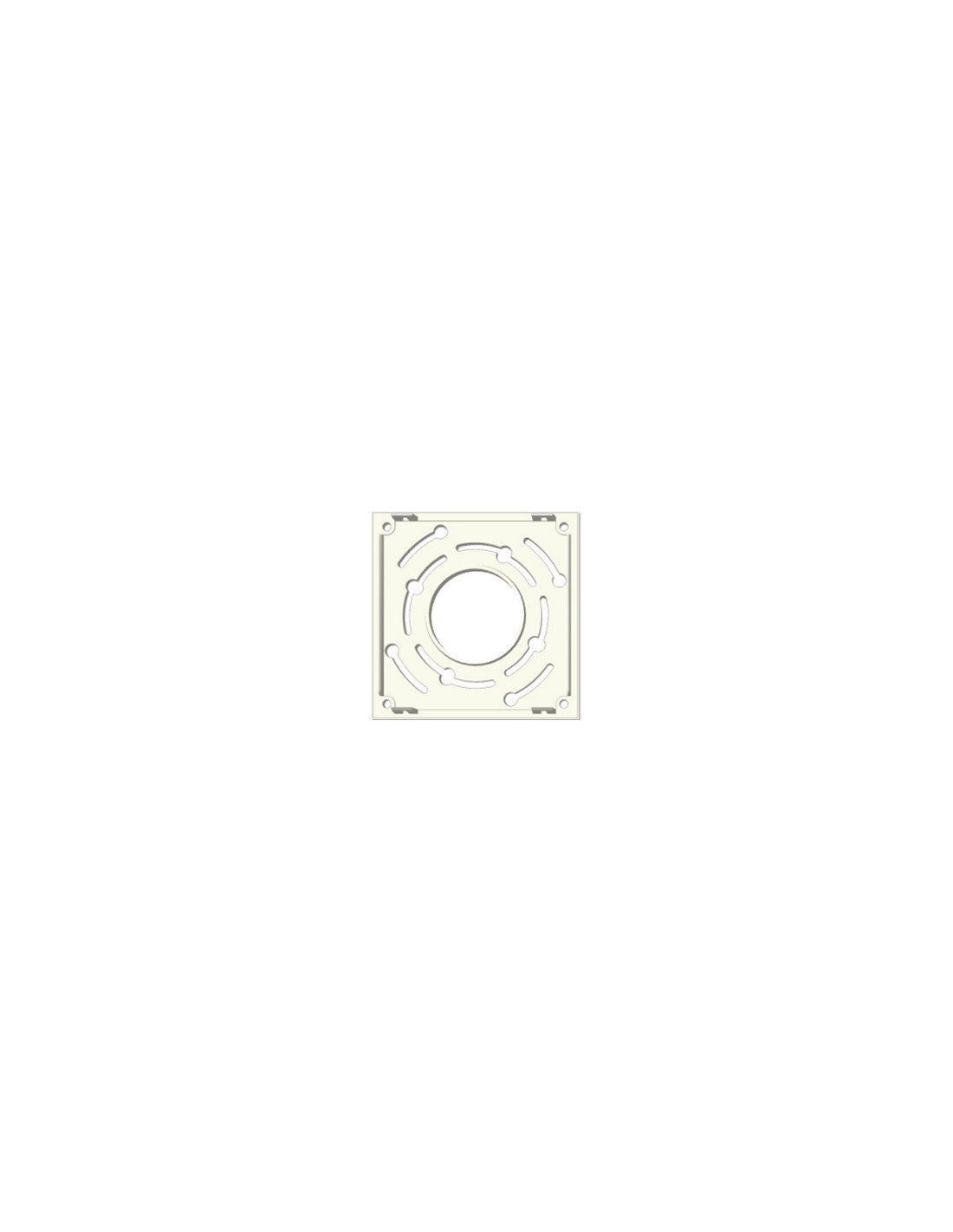Ascom - Plaque de fixation grise pour module teleCARE IP - R280920