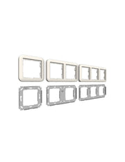 Ascom - Plaque de fixation 1 module pour boîtier européen - NUF1U-HE