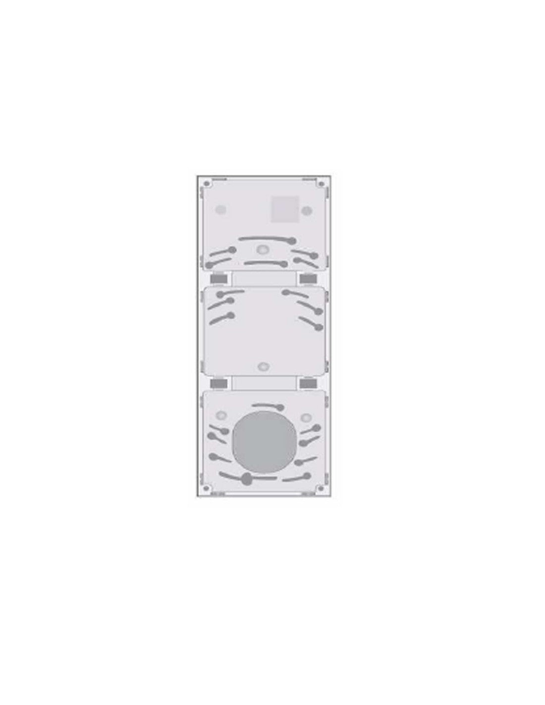 Ascom - Plaque de fixation pour triple modules teleCARE - R281148