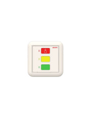 Ascom - Unité bloc de porte 3 boutons rétro-éclairés avec buzzer - NUDM3P-HE