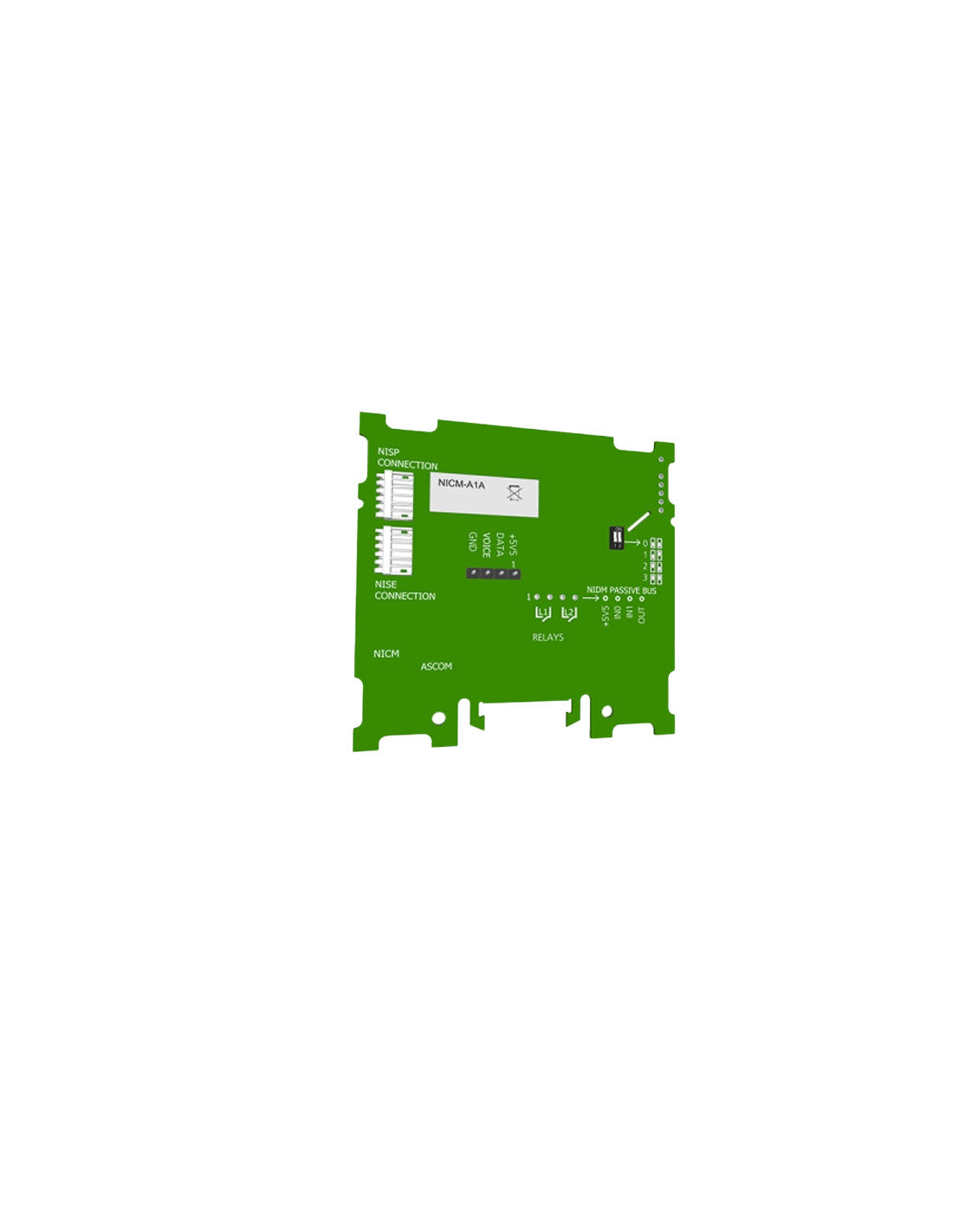 Ascom NICM-A1A - Unité personnalisable 1 LED pour appels infirmières - NICM-A1A