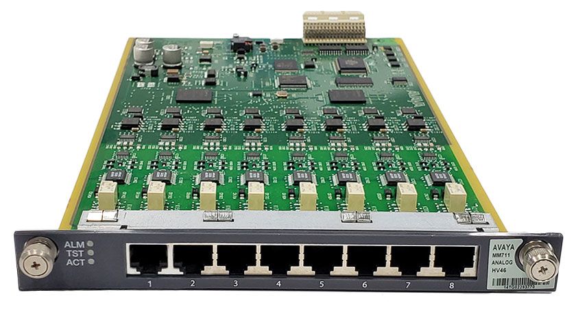 Avaya MM711 - Module média analogique 8 ports - 700466626 - 700466626