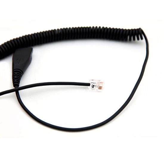 Axtel - Cordon QD/RJ spiralé 0,5-2m - AXC-01