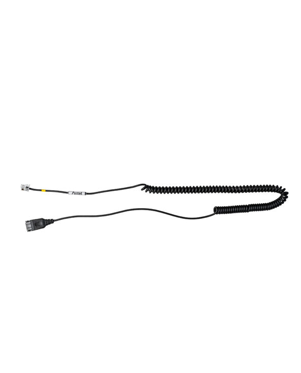 Axtel - Cordon QD/RJ spiralé 0,5-2m - AXC-03