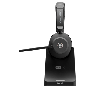 Axtel ONE BT - Casque stéréo Bluetooth avec base de charge - AXH-ONEBTD-CB