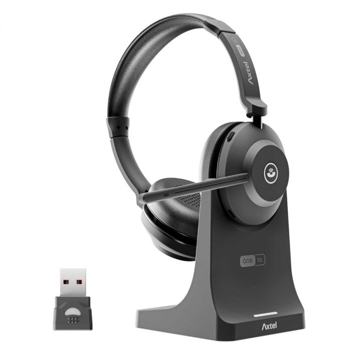 Axtel One BT Duo – Casque Bluetooth professionnel avec base de chargement