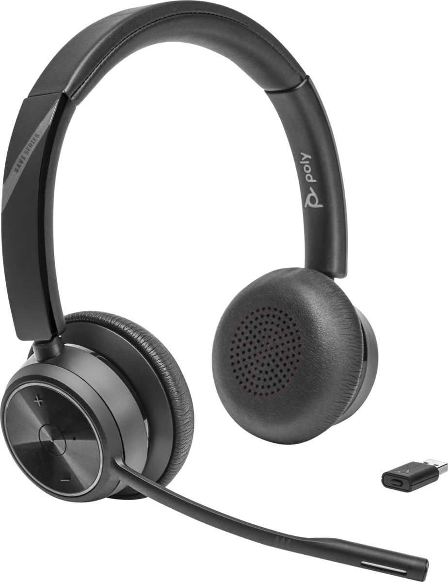 Poly Savi 7320 - Casque stéréo DECT sans fil conversations confidentielles - 8L545AA#ABB - 8L545AA#ABB vue 2