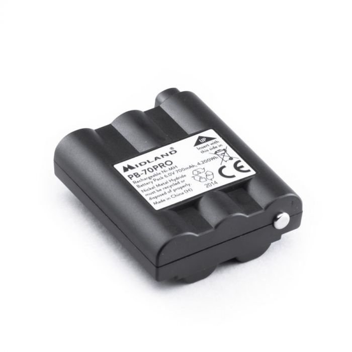 Batterie Midland PB-70 PRO / XT70 PRO – Rechargeable Ni-MH 700mAh