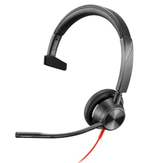 Poly Blackwire 3315 - Casque mono USB-C jack 3,5mm adaptateur USB-C/A - 8X217AA - 8X217AA vue 2