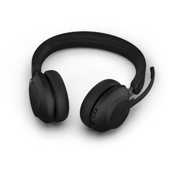 Jabra Evolve2 65 - Casque sans fil stéréo Microsoft Teams avec base de chargement - 26599-999-889
