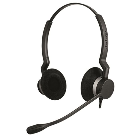 Jabra BIZ 2300 Duo - Casque filaire antibruit pour centres d'appels - 2309-820-104