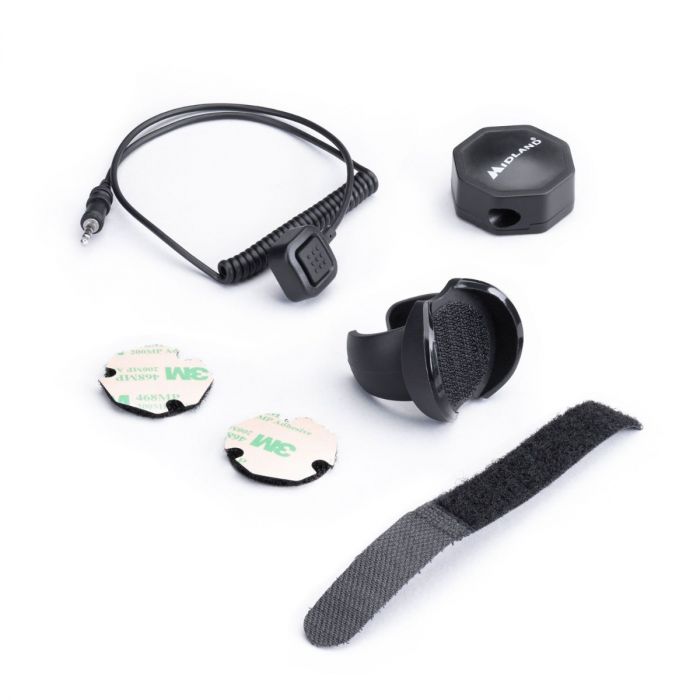 Midland PTT Dual C1488 – Bouton PTT Bluetooth mains libres pour CB Talk