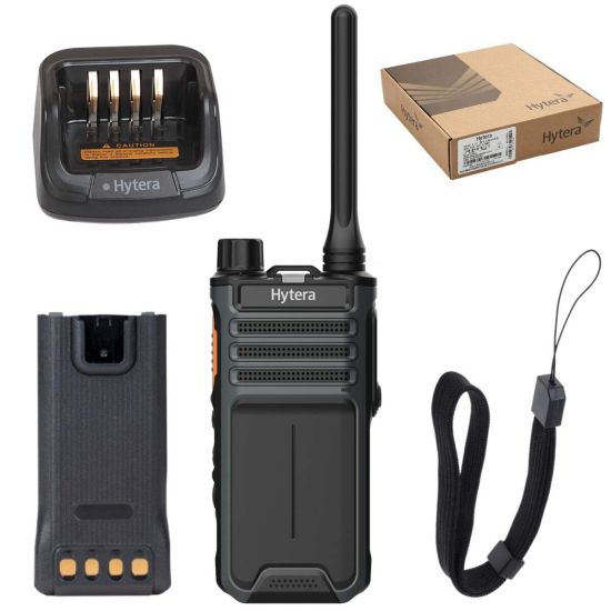 Hytera BP515LF - Radio DMR+Analogique PMR446 sans licence IP54 256 canaux USB-C