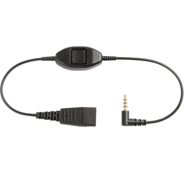 JABRA Cordon QD Cord avec PTT 2,5mm