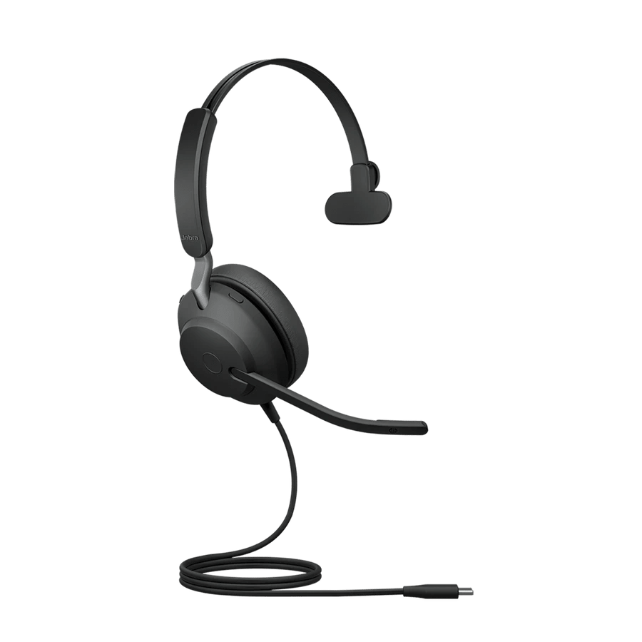 Jabra Evolve2 40 SE - Casque filaire USB mono pour appels professionnels - 24189-889-799