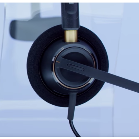 Jabra BIZ 2300 Duo - Casque filaire antibruit pour centres d'appels - 2309-820-104