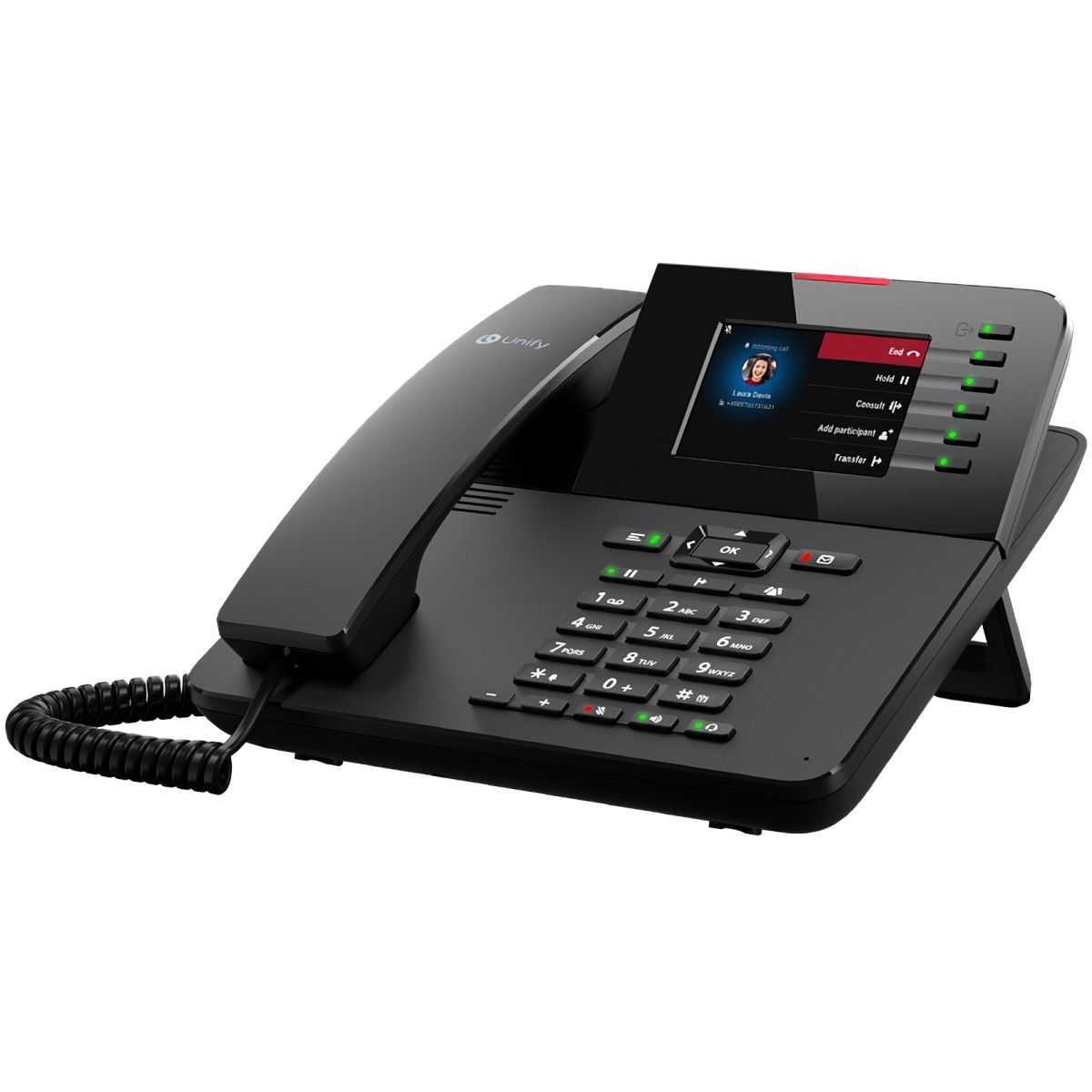 Unify OpenScape CP410 - Téléphone IP SIP écran couleur Éco-recyclé - L30250-F600-C582