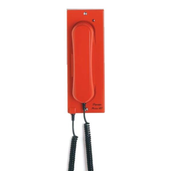 Depaepe Platine HD - Téléphone analogique urgence sans clavier rouge - PJ700R