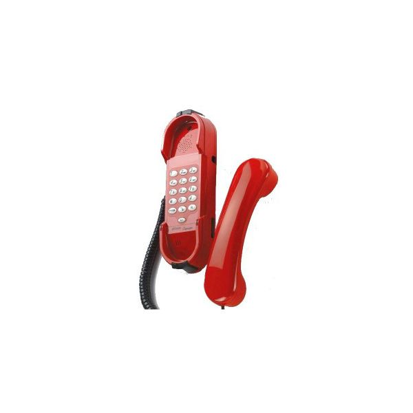 Depaepe HD 2000 SIP - Téléphone IP avec clavier rouge - PAI00R