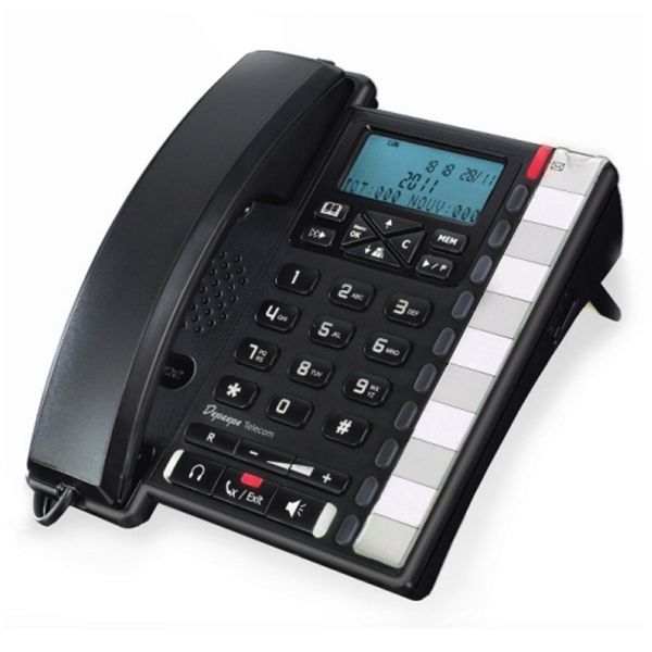 Depaepe Premium 300 - Téléphone hôtelier analogique gris foncé - PP300A