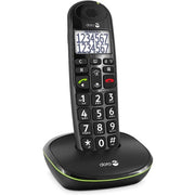 Doro PhoneEasy 110 – Téléphone sans fil DECT compact noir – 5953