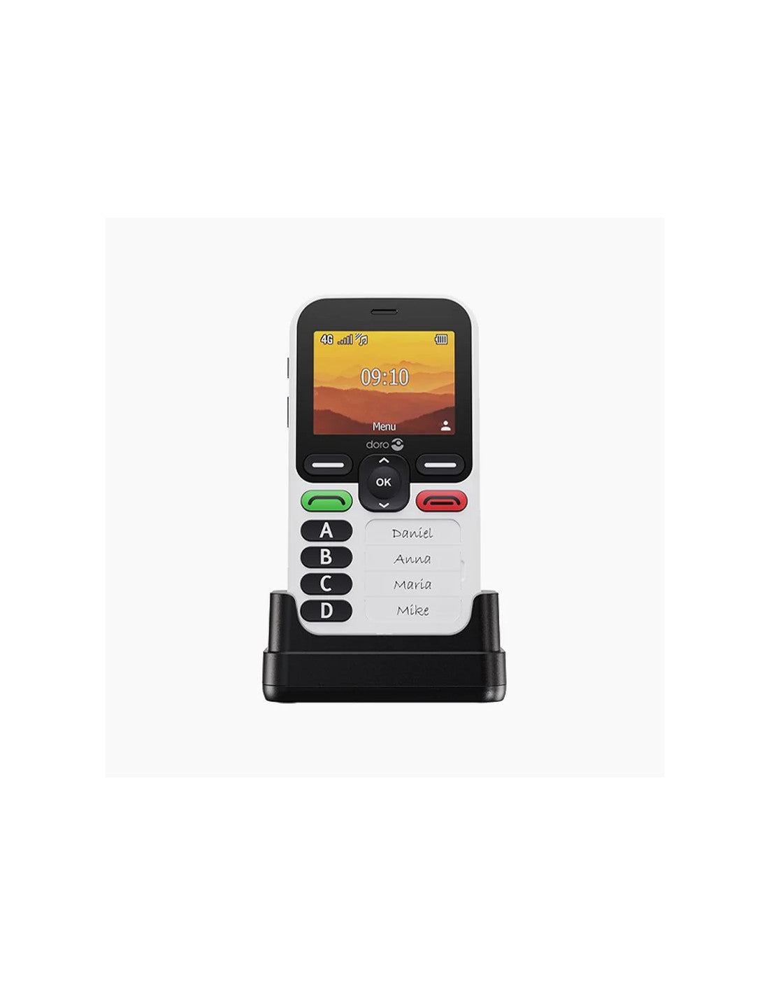 Doro Leva X10 – Téléphone portable simplifié pour seniors et personnes en difficulté – 8845