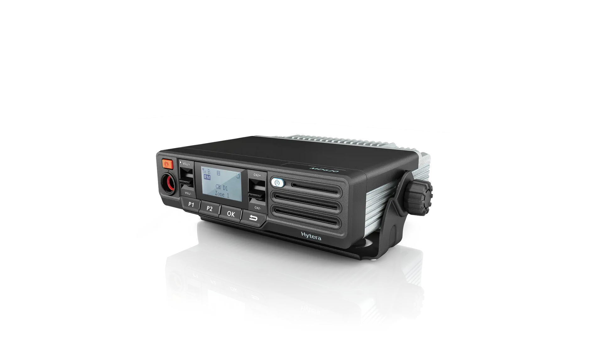 Hytera MD625 - Radio mobile DMR véhicule écran LCD 1-45W IP54 Bluetooth