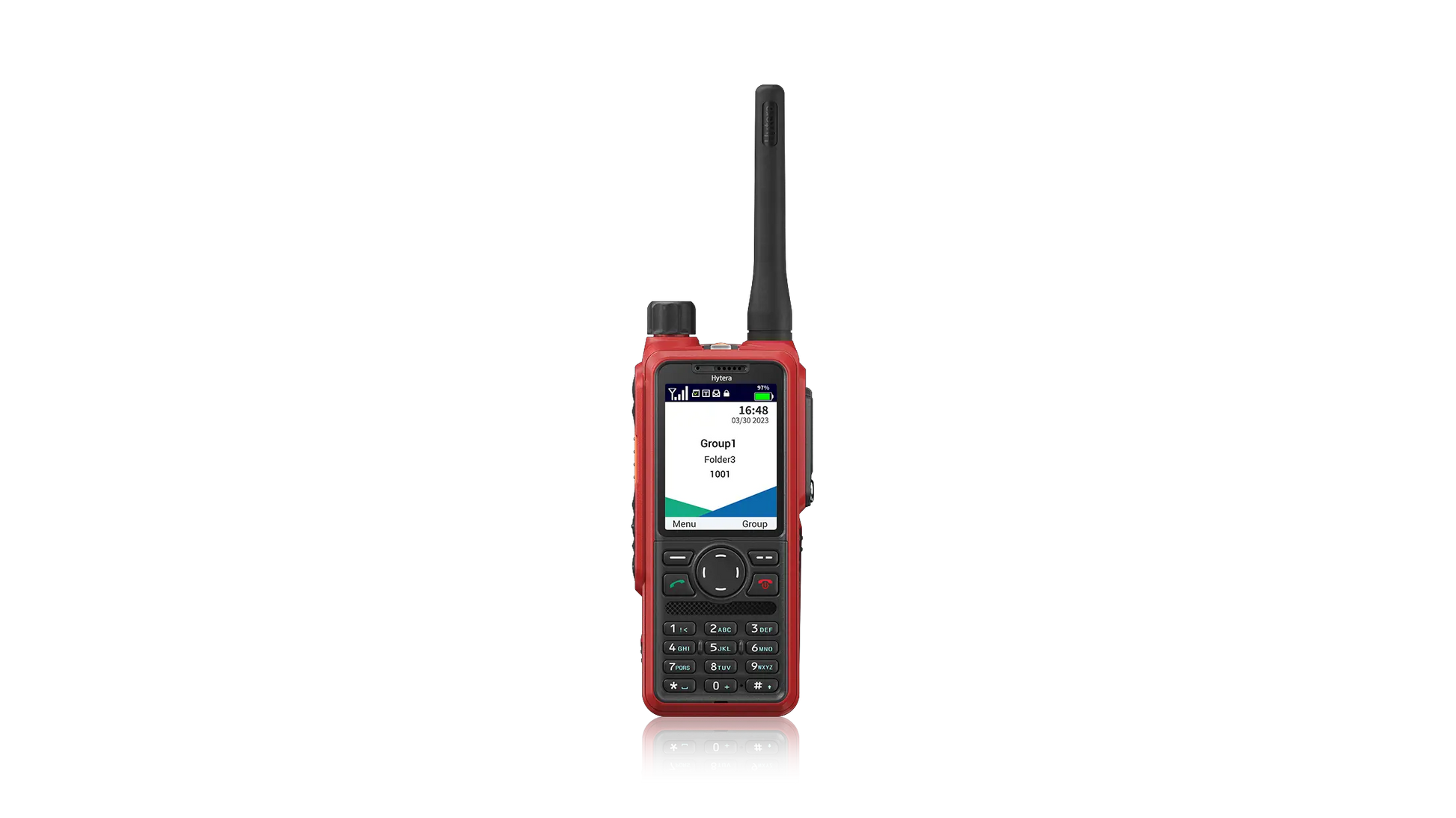 Hytera PT890Ex - Radio TETRA ATEX IIC IP68 GPS dual-freq BT Wi-Fi NFC USB-C