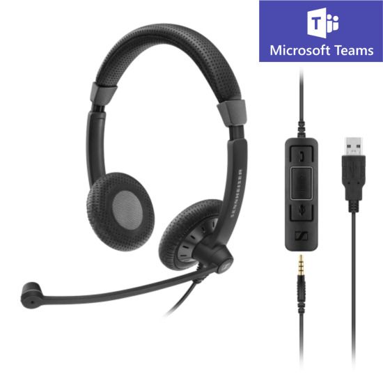 Epos SC 75 - Casque filaire USB et Jack pour une communication claire